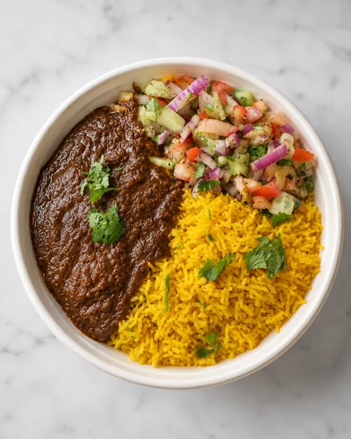 Lamb Curry Bowl — slow-cooked lamb curry on masala rice at My Spice N Rice, SE Calgary